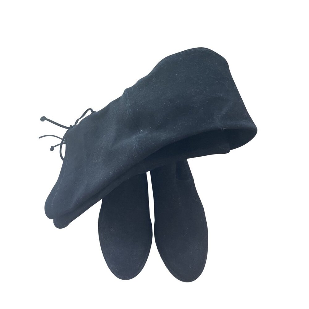 Stuart Weitzman Suede Boots With Drawstring Closu… - image 3